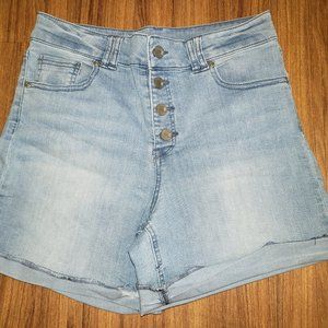 New York and Company High Waste 5' Jean Shorts